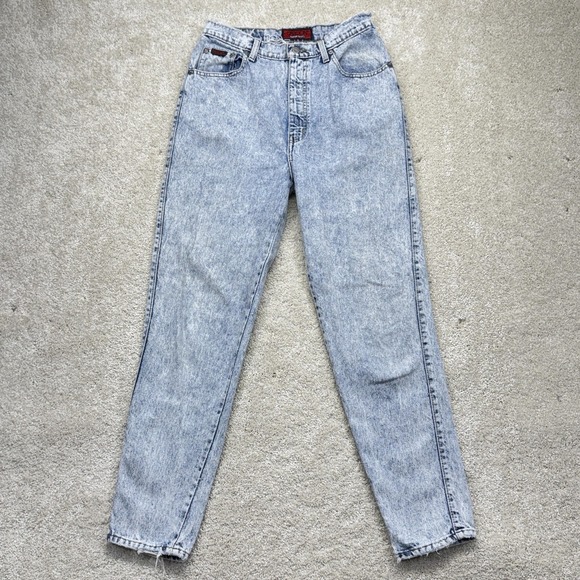 Sasson Jeans Denim - Vintage Sasson Modern Basics Jeans‎ Womens 12 Blue Acid Wash High Rise Mom 90s